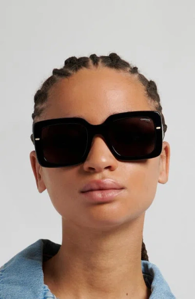Carrera Eyewear 53mm Rectangular Sunglasses In Black