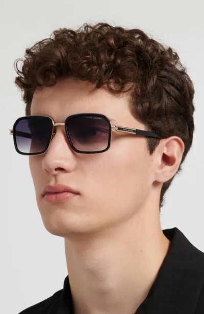Marc Jacobs 54mm Gradient Square Sunglasses In Black