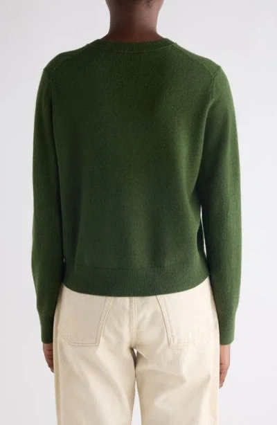 Acne Studios Buttoned Cardigan In Green