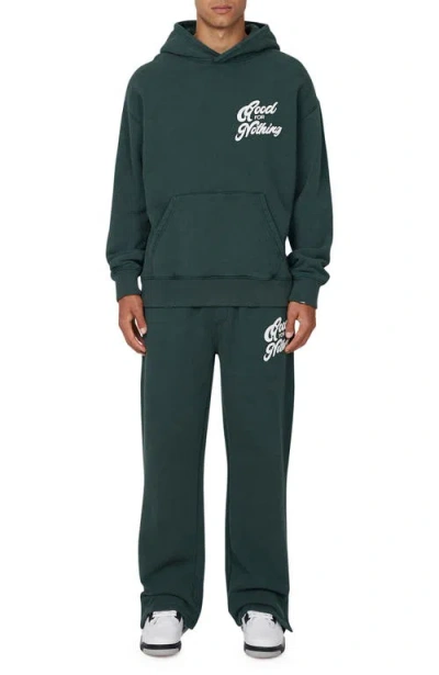 Good For Nothing Co-ord Oversized Pullover Hoodie In Green