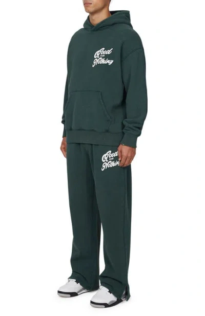 Good For Nothing Co-ord Oversized Pullover Hoodie In Green