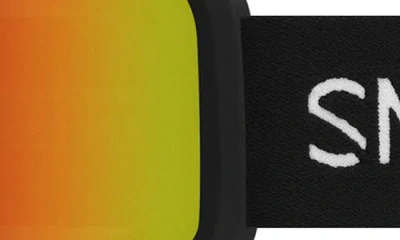 Smith Rally Cylindrical Carbonic-x Small Frame Snow Goggles In Black