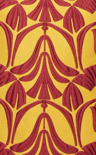 La Doublej Sleeveless Folk Jacket In Multi