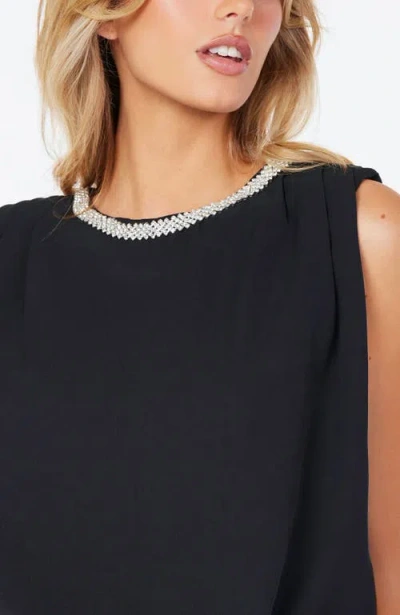 Bishop + Young Monroe Bubble Hem Top In Black