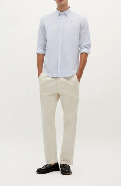 Scalpers Thin Jon Bd Shirt In Blue