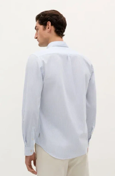 Scalpers Thin Jon Bd Shirt In Blue