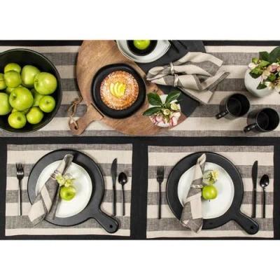 Solino Home Linen Table Runner In Multi