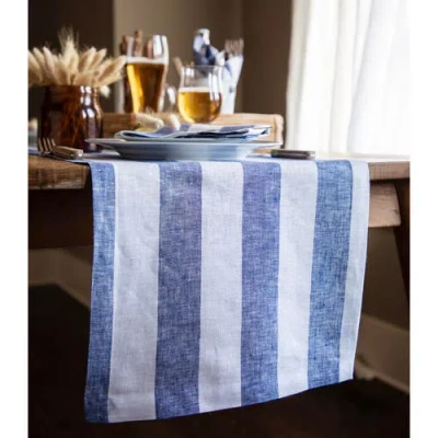 Solino Home Linen Table Runner In Multi