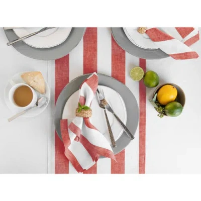 Solino Home Linen Table Runner In Multi