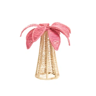 Coro Cora Palm Tree Candle Holder In Multi