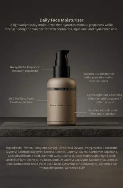 Hygienelab Fragrance-free Gentle Face Moisturizer In Neutral