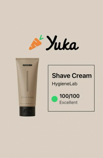 Hygienelab Fragrance-free Shave Cream In Neutral