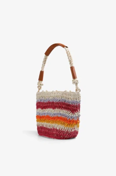 Scalpers Raf Multicolor Cube Bag In Multi