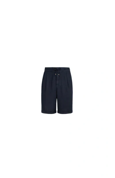 Brunello Cucinelli Tailored Drawstring Shorts In Black