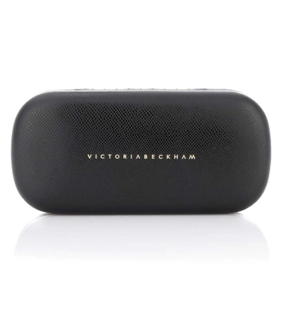 Shop Victoria Beckham Supra Round Sunglasses In Black
