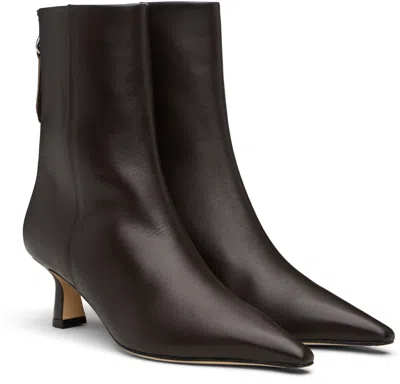 Aeyde Rowan Ankle Boots In Brown