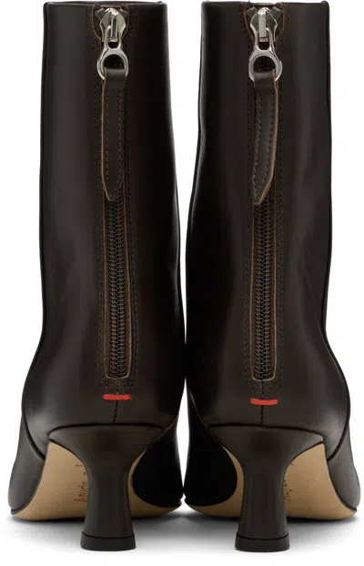 Aeyde Rowan Ankle Boots In Brown