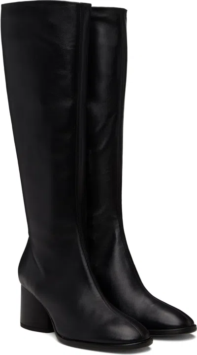 Aeyde Ariana Pointed Toe Boots In Black
