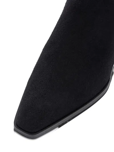 Aeyde Pointed Toe Ankle Boots With Elastic Side Panels In Multi