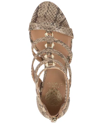 Vince Camuto Azelie Cage Sandal In Gold