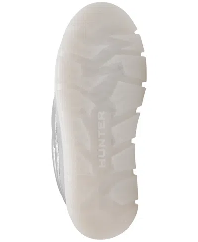 Hunter Madi Platform Puffer Slipper In Silver