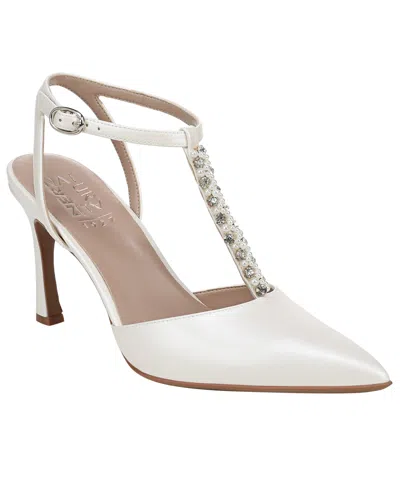 Naturalizer Astrid T-strap Pump In White