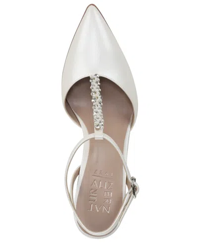 Naturalizer Astrid T-strap Pump In White