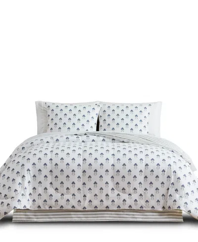 Macy's Fingal Reversible 8-pc. Comforter Sets In White