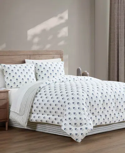 Macy's Fingal Reversible 8-pc. Comforter Sets In White