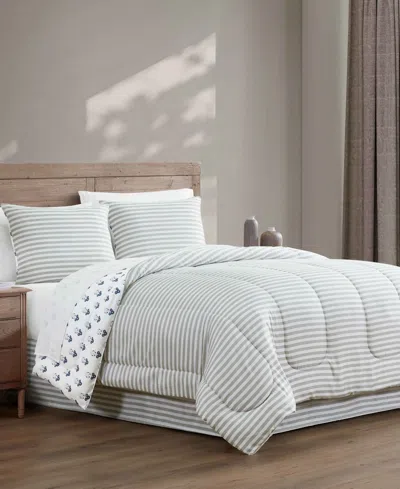 Macy's Fingal Reversible 8-pc. Comforter Sets In White