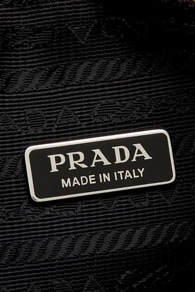 Pre-owned Prada Mini Triangle Shoulder Bag In Yellow