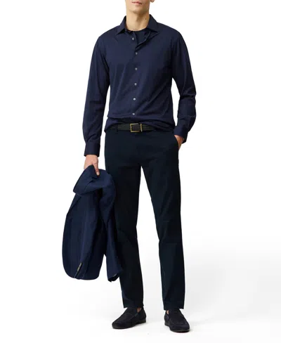 Rodd & Gunn Ascot Park Long Sleeve Slim Fit Shirt In Black