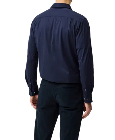 Rodd & Gunn Ascot Park Long Sleeve Slim Fit Shirt In Black