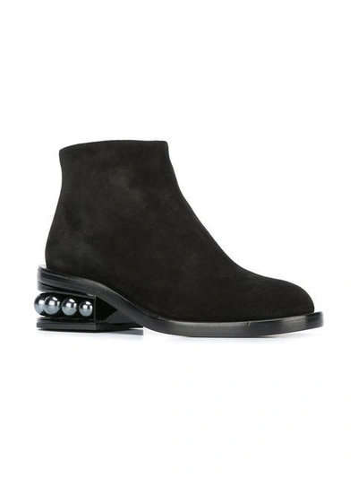 Shop Nicholas Kirkwood Casati Pearl Ankle Boots - Black