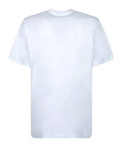 Msgm Logo Printed T-shirt In White