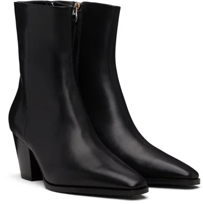 Aeyde Hedvig Ankle Boots In Black