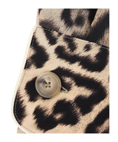 Ermanno Scervino Leopard-print Tie Jacket In Multi