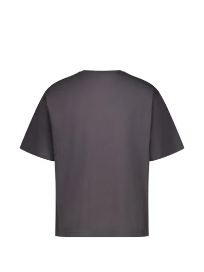 We11 Done Bunny Crew-neck T-shirt In Gray