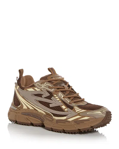 Off-white Multicolor Fabric And Rubber Be Right Back Sneakers In Brown ...