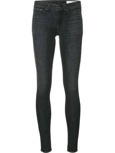 Shop Rag & Bone Super Skinny Jeans In Black