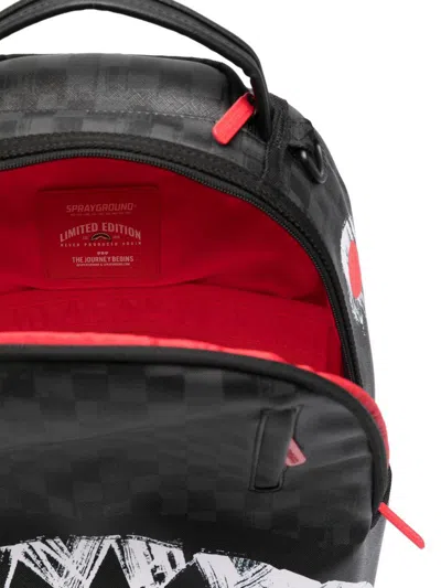 Sprayground Scribble Shark Backpack  In Multi