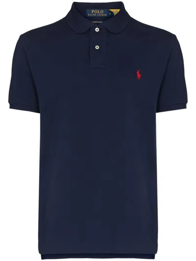 Polo Ralph Lauren Slim Fit Classic Polo Shirt Clothing In Blue
