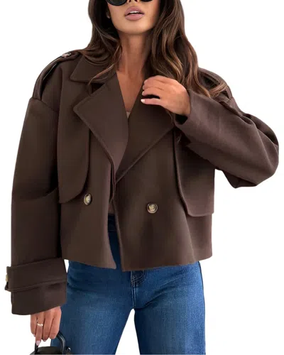 Leon Gori Jacket In Brown