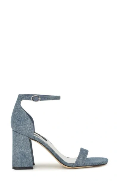 Nine West Ilea Ankle Strap Sandal In Blue