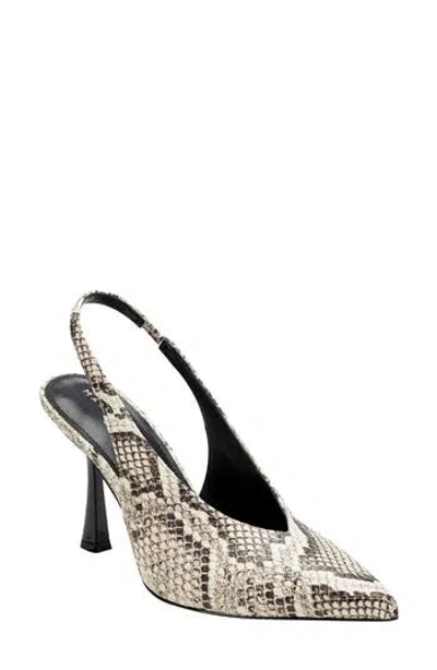 Marc Fisher Ltd Esther Slingback Pointed Toe Pump In Multi