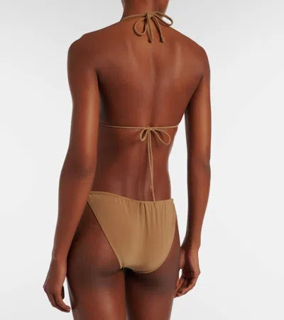 Norma Kamali String Bikini In Brown