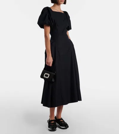 Roger Vivier Viv Run Strass Sneakers In Black