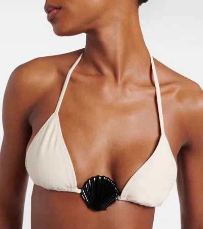 Same Shell Bikini Top In White