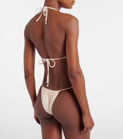 Same Shell Bikini Top In White