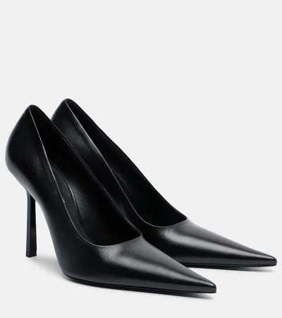 Victoria Beckham Black Victoria Stiletto 100 Leather Heels